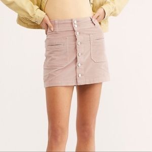 Free People button down skirt